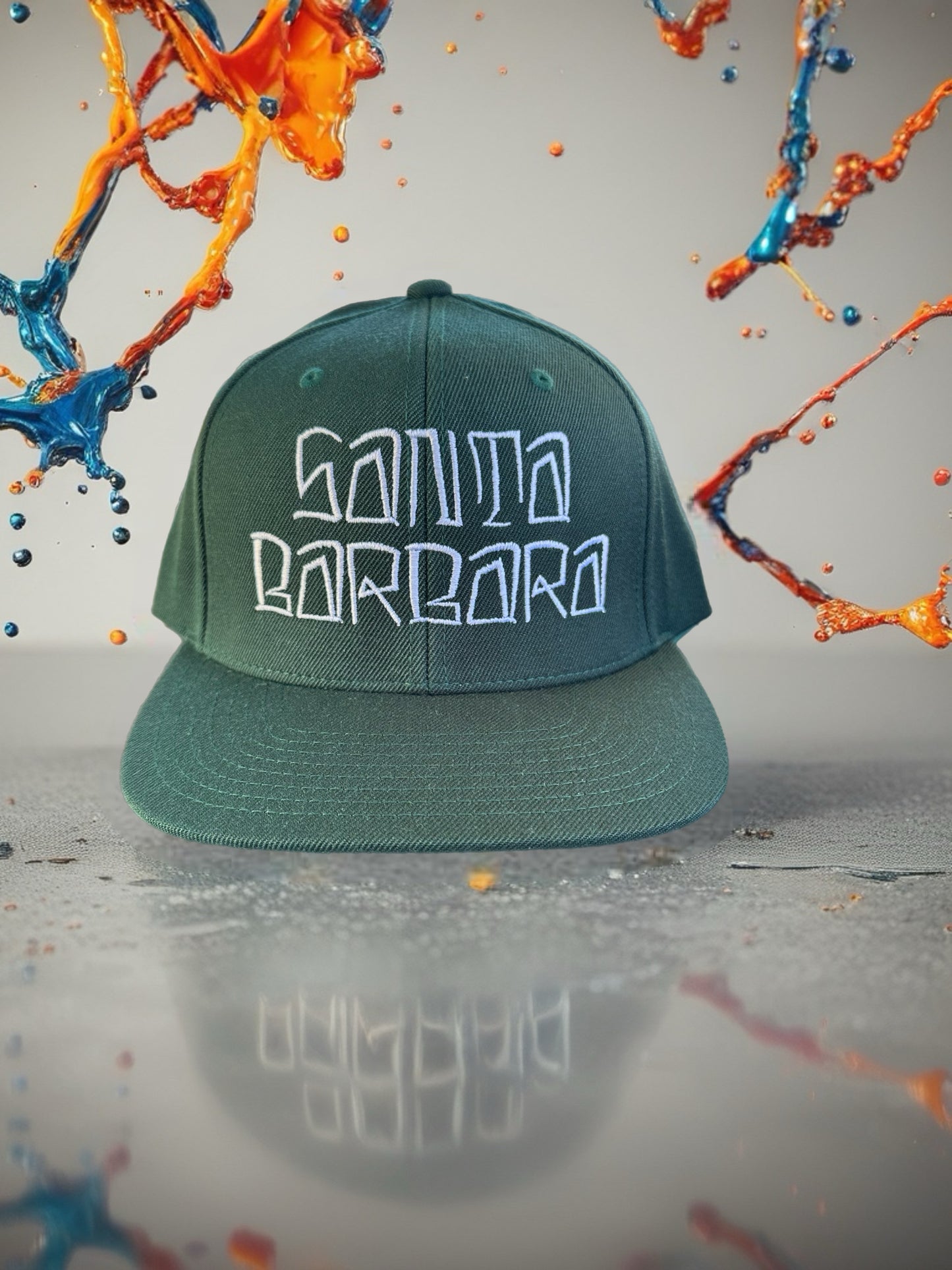 Embroidered Graffiti Santa Barbara Snapback