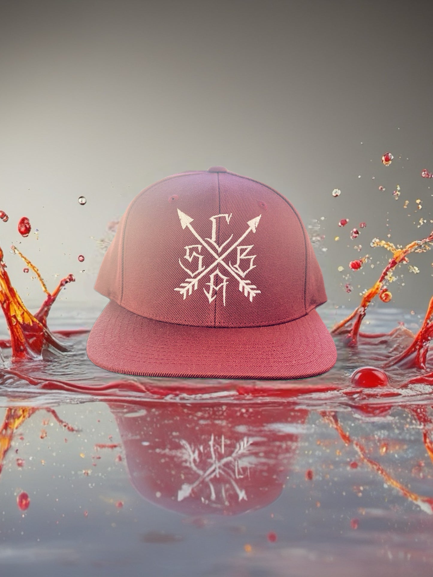 Embroidered Slanging Ink Snapback