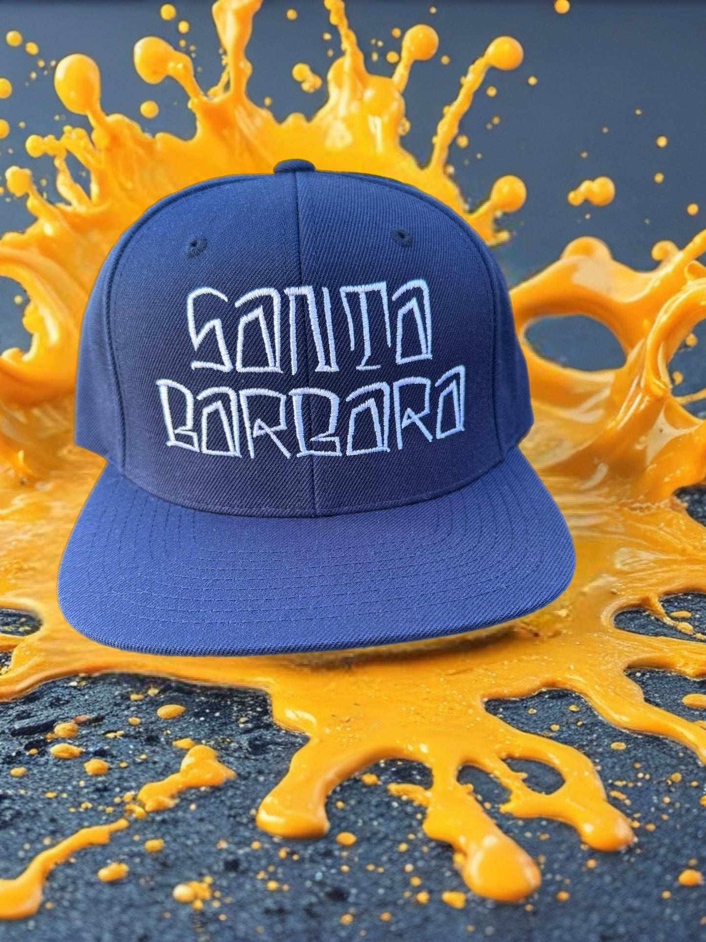 Embroidered Graffiti Santa Barbara Snapback