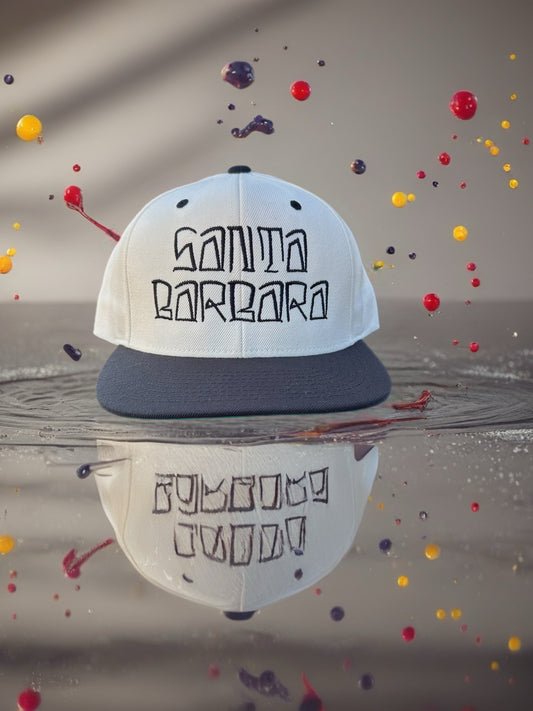 Embroidered Graffiti Santa Barbara Snapback