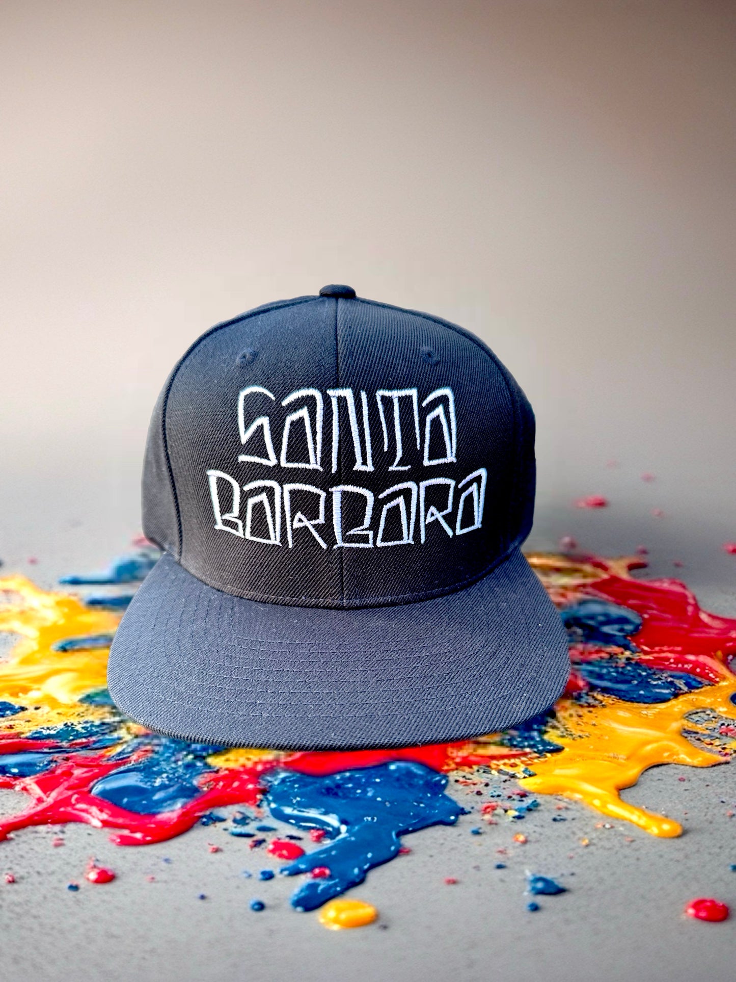 Embroidered Graffiti Santa Barbara Snapback